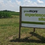 This agronomic image shows the Grow More Experience site sign for Pontiac, IL